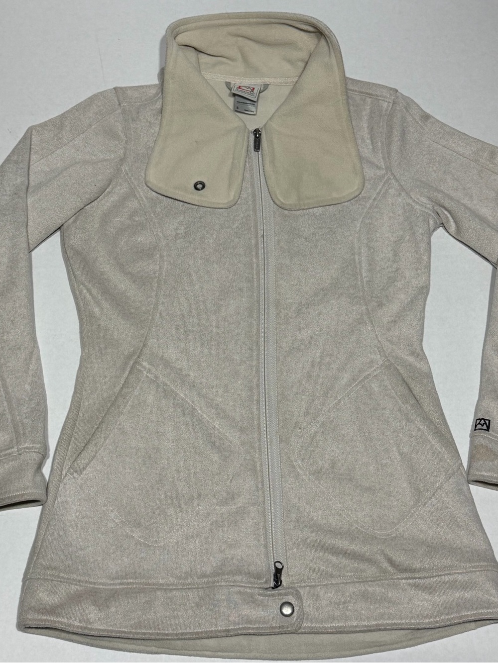 Avalanche Women’s Cream Zip-Front Teddy Jacket